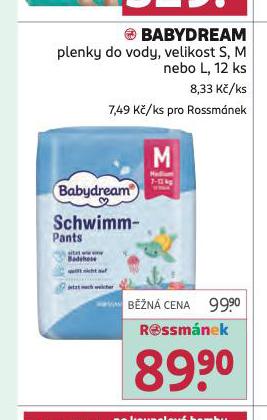 BABYDREAM PLENKY DO VODY