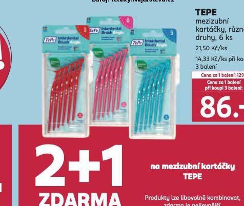 TEPE MEZIZUBN KARTKY
