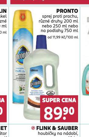 PRONTO SPREJ PROTI PRACHU