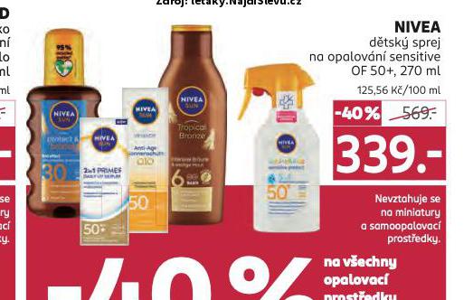 NIVEA DTSK SPREJ NA OPALOVN