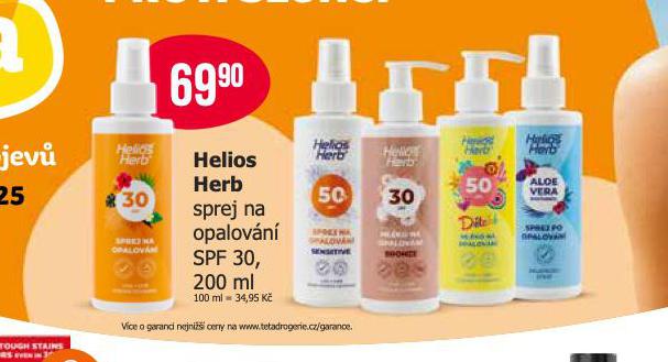 HELIOS HERB SPREJ NA OPALOVN