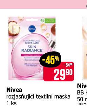 NIVEA ROZJASUJC TEXTILN MASKA