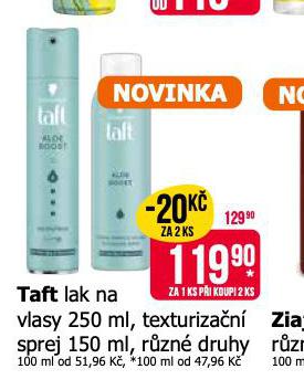 TAFT LAK, SPREJ