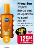 NIVEA SUN OLEJ NA OPALOVN