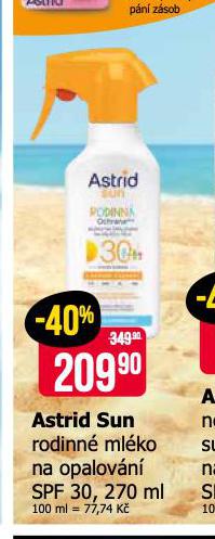 ASTRID SUN RODINN MLKO NA OPALOVN 