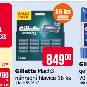 GILLETTE MACH3 NHRADN HLAVICE
