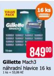 GILLETTE MACH3 NHRADN HLAVICE