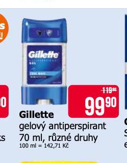 GILLETTE GELOV ANTIPERSPIRANT