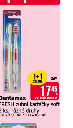 DENTAMAX ZUBN KARTKY