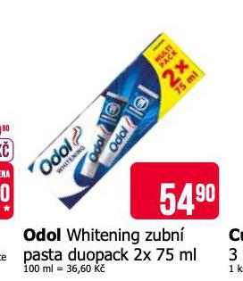 ODOL WHITENING ZUBN PASTA DUOPACK
