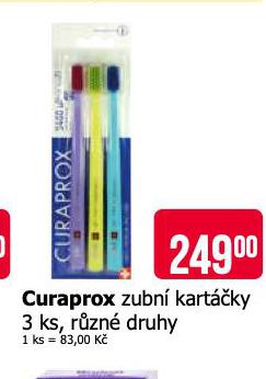 CURAPROX ZUBN KARTKY