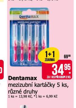 DENTAMAX MEZIZUBN KARTKY