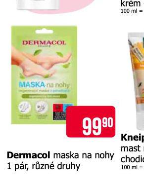 DERMACOL MASKA NA NOHY