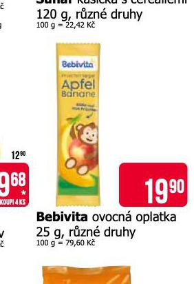BEBIVITA OVOCN OPLATKA
