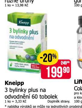 KNEIPP 3 BYLINKY PLUS NA ODVODNN