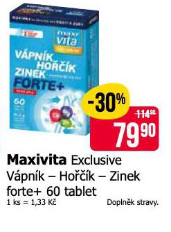 MAXIVITA EXCLUSIVE VPNK - HOK - ZINEK