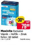 MAXIVITA EXCLUSIVE VPNK - HOK - ZINEK