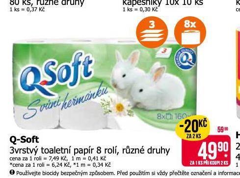 Q SOFT TOALETN PAPR