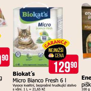 BIOKATS MICRO BIANCO FRESH