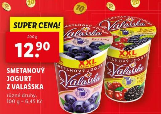 SMETANOV JOGURT Z VALASKA