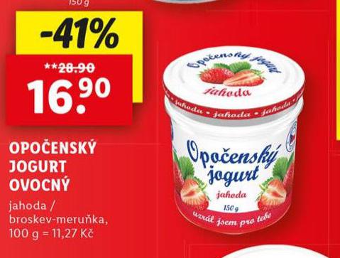 OPOENSK JOGURT OVOCN