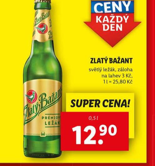 PIVO ZLAT BAANT