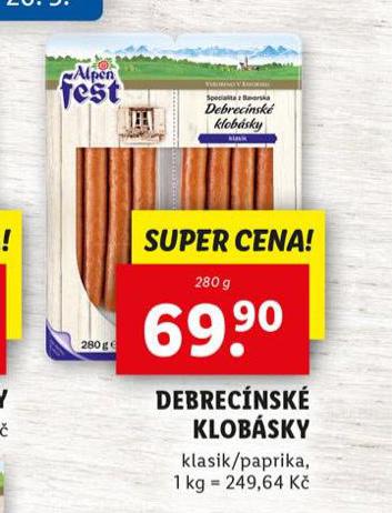 DEBRECNSK KLOBSY