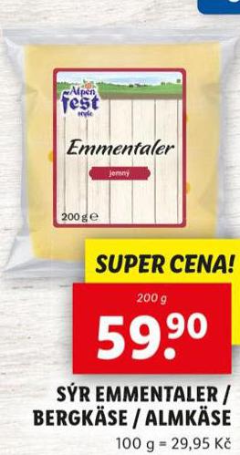 SR EMMENTALER / BERGKSE / ALMSE