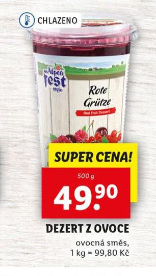 DEZERT S OVOCE