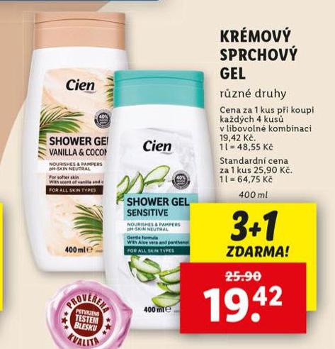 CIEWN KRMOV SPRCHOV GEL