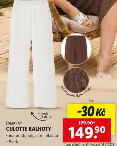 CULOTTE KALHOTY