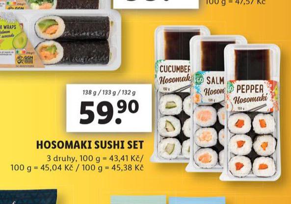 HOSOMAKI SUSHI SET