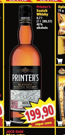 PRINTERS SCOTCH WHISKY