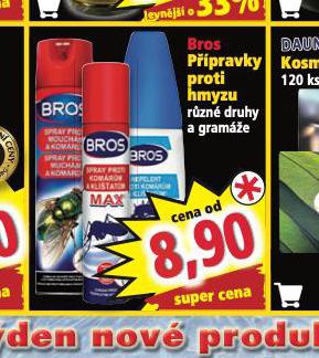 BROS PPRAVKY PROTI HMYZU