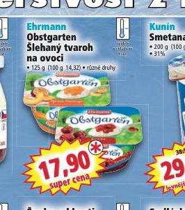 EHRMANN OBSTGARTEN LEHAN TVAROH NA OVOCI
