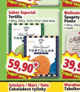 SABOR ESPECIAL TORTILLA