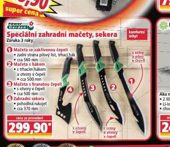 SPECILN ZAHRADN MAETY / SEKERA