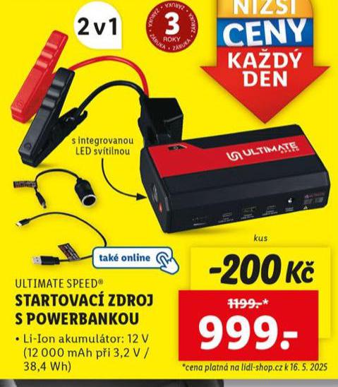 STARTOVAC ZDROJ S POWERBANKOU