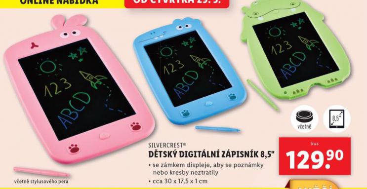 DTSK DIGITLN ZPISNK 8,5"