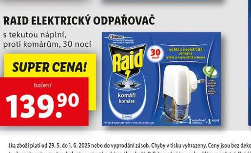 RAID ELEKTRICK ODPAOVA