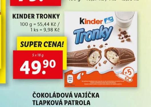 KINDER TRONKY