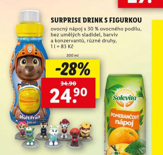 SUPRISE DRINK S FIGURKOU