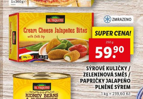 SROV KULIKY / ZELENINOV SMS / PAPRIKY JALAPEO PLNN SREM
