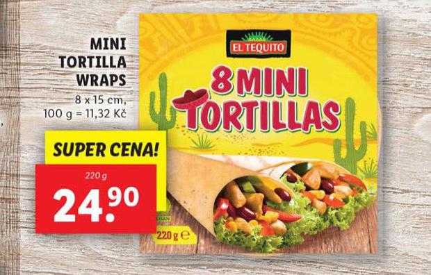 MINI TORTILLA WRAPS