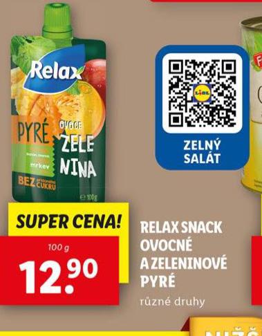 RELAX SNACK OVOCN A ZELENINOV PYR