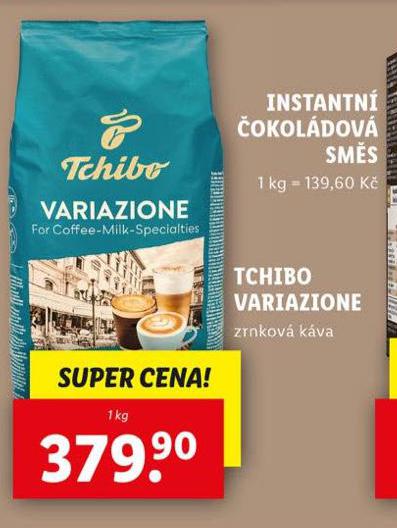TCHIBO VARIAZIONE ZRNKOV KVA