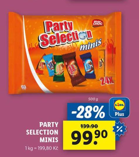 PARTY SELECTION MINIS