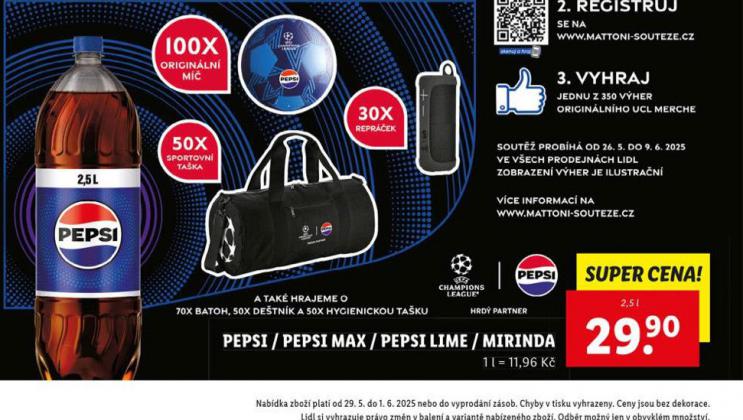 PEPSI, PEPSI MAX, PEPSI LIME, MIRINDA
