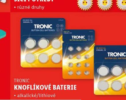TRONIC KNOFLKOV BATERIE