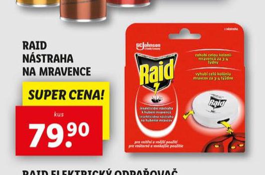 RAID NSTRAHA NA MRAVENCE